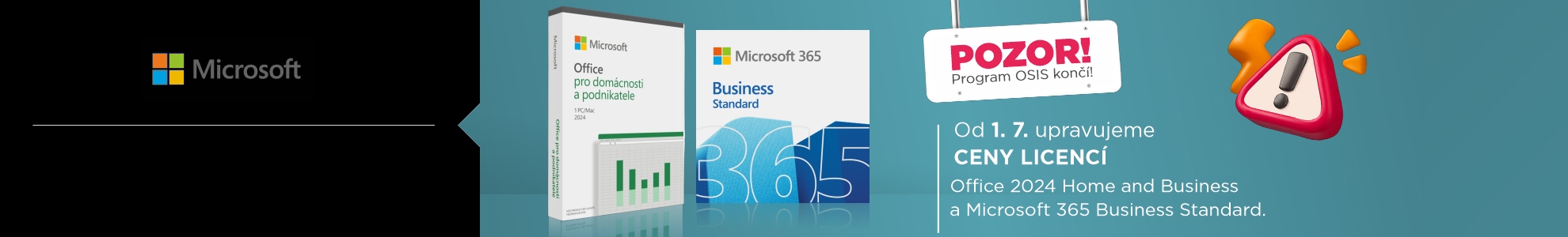 upravujeme ceny licencí Office 2024 Home and Business a Microsoft 365 Business Standard